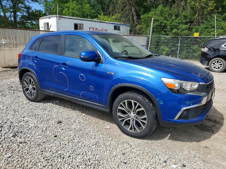 2017 Mitsubishi Outlander Sport მანქანა იყიდება აუქციონზე, vin: JA4AP3AU9HZ020607, აუქციონის ნომერი: 53885496