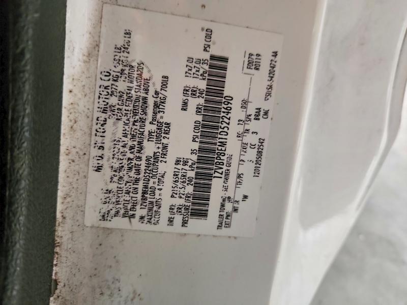 58306376 :رقم المزاد ، 1ZVBP8EM1D5224690 vin ، 2013 Ford Mustang مزاد بيع