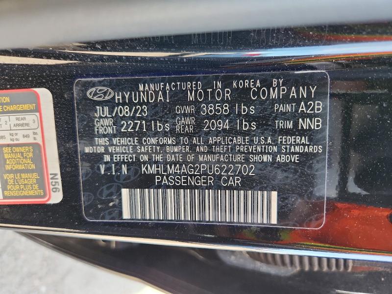 Продажа на аукционе авто 2023 Hyundai Elantra, vin: KMHLM4AG2PU622702, номер лота: 55699076