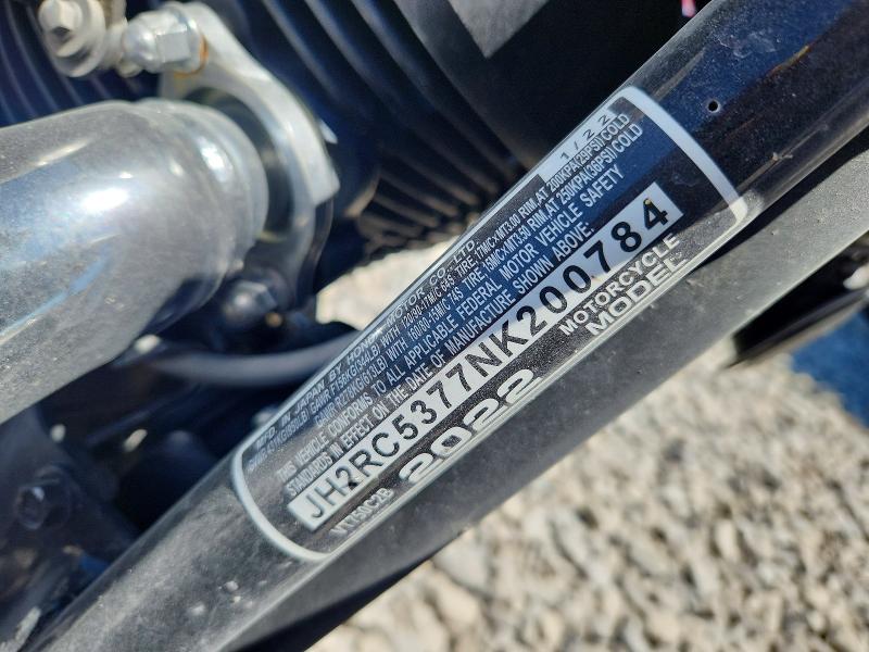 Продажа на аукционе авто 2022 Honda Vt750, vin: JH2RC5377NK200784, номер лота: 57685616