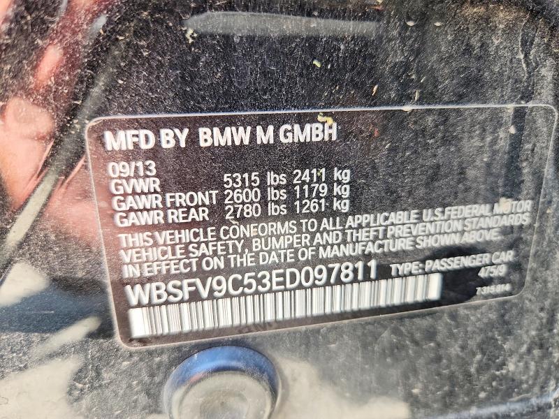 Aukcja sprzedaży 2014 Bmw M5, vin: WBSFV9C53ED097811, numer aukcji: 57948146