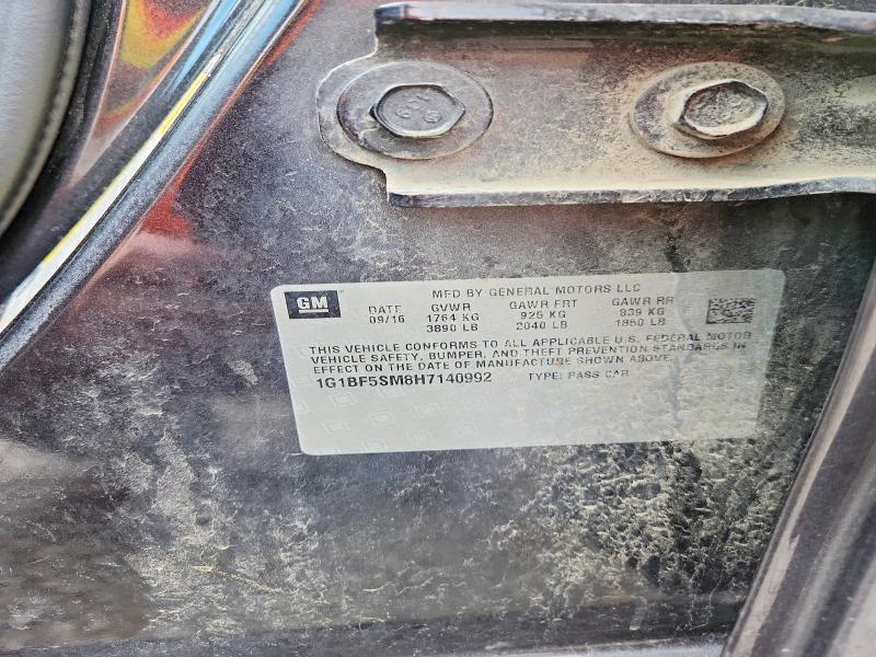 Продаж на аукціоні авто 2017 Chevrolet Cruze, vin: 1G1BF5SM8H7140992, номер лоту: 56108796
