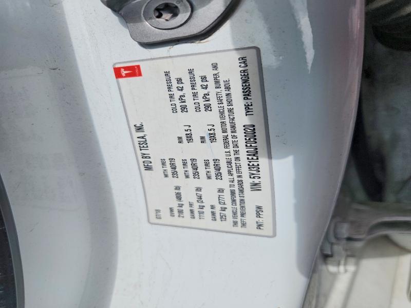 Продажа на аукционе авто 2018 Tesla Model 3, vin: 5YJ3E1EA0JF050020, номер лота: 58146026