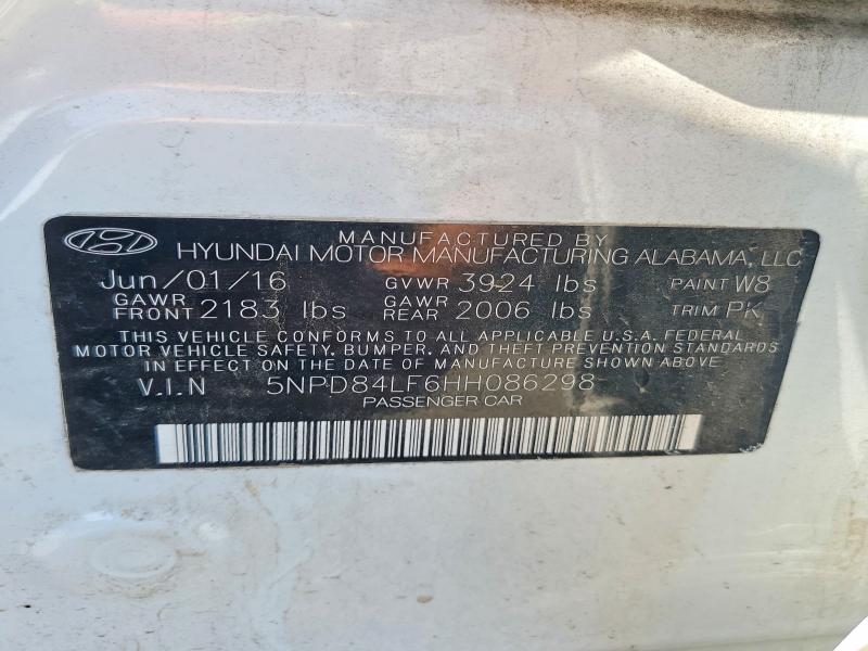 Продажа на аукционе авто 2017 Hyundai Elantra, vin: 5NPD84LF6HH086298, номер лота: 55805686