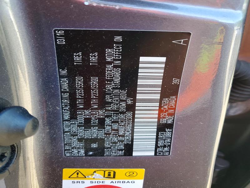Aukcja sprzedaży 2016 Lexus Rx 350, vin: 2T2BZMCA8GC023080, numer aukcji: 55455926