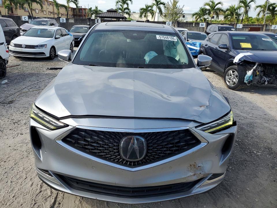 57048106 :رقم المزاد ، 5J8YD9H45NL005575 vin ، 2022 Acura Mdx مزاد بيع