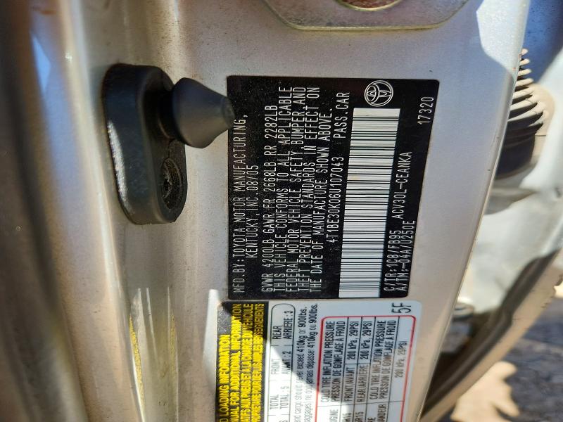 57564626 :رقم المزاد ، 4T1BE30K06U107043 vin ، 2006 Toyota Camry مزاد بيع
