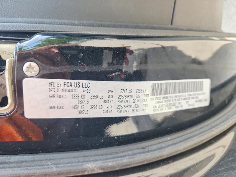 2018 Chrysler Pacifica მანქანა იყიდება აუქციონზე, vin: 2C4RC1EG6JR312227, აუქციონის ნომერი: 57359346