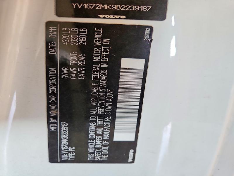 Продаж на аукціоні авто 2011 Volvo C30, vin: YV1672MK9B2239187, номер лоту: 56356776