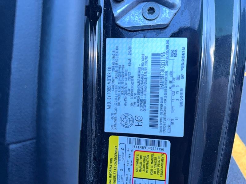 2017 Ford Mustang მანქანა იყიდება აუქციონზე, vin: 1FATP8FF3H5321196, აუქციონის ნომერი: 56744976