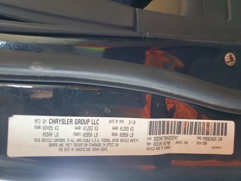 Продажа на аукционе авто 2010 Dodge Charger, vin: 2B3CA4CT8AH223747, номер лота: 55474676