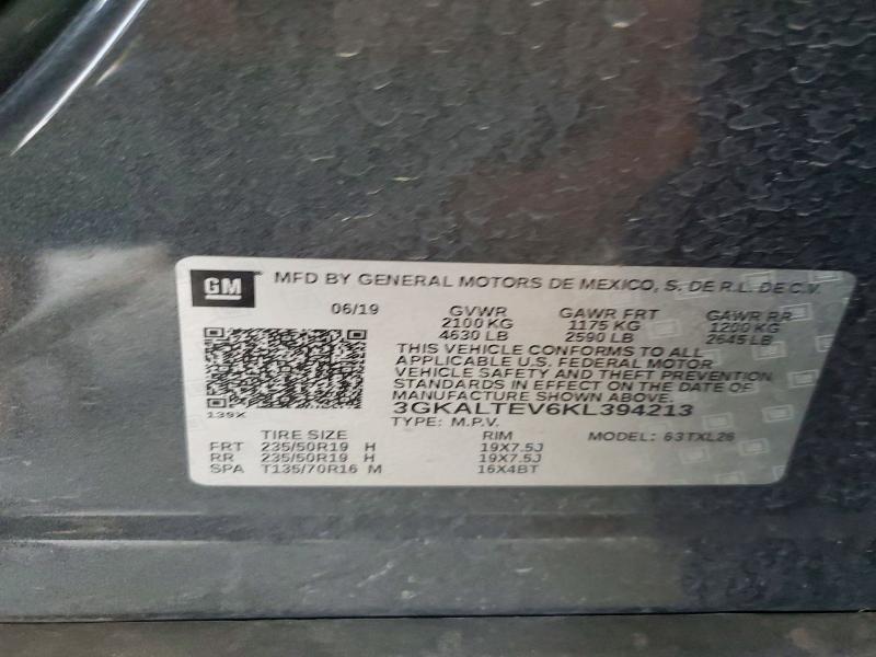 Продаж на аукціоні авто 2019 Gmc Terrain, vin: 3GKALTEV6KL394213, номер лоту: 57576946