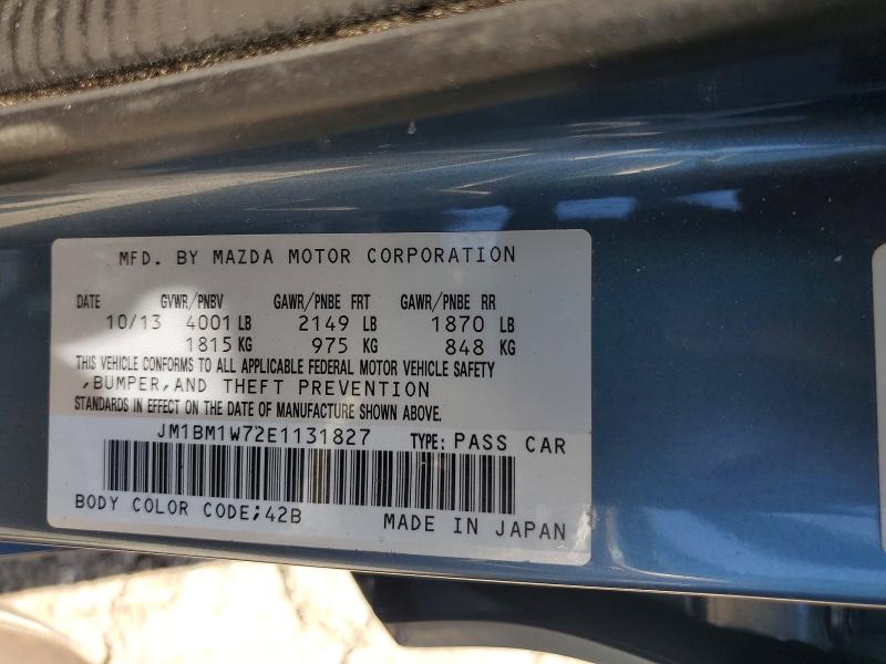 Продаж на аукціоні авто 2014 Mazda 3, vin: JM1BM1W72E1131827, номер лоту: 56247366