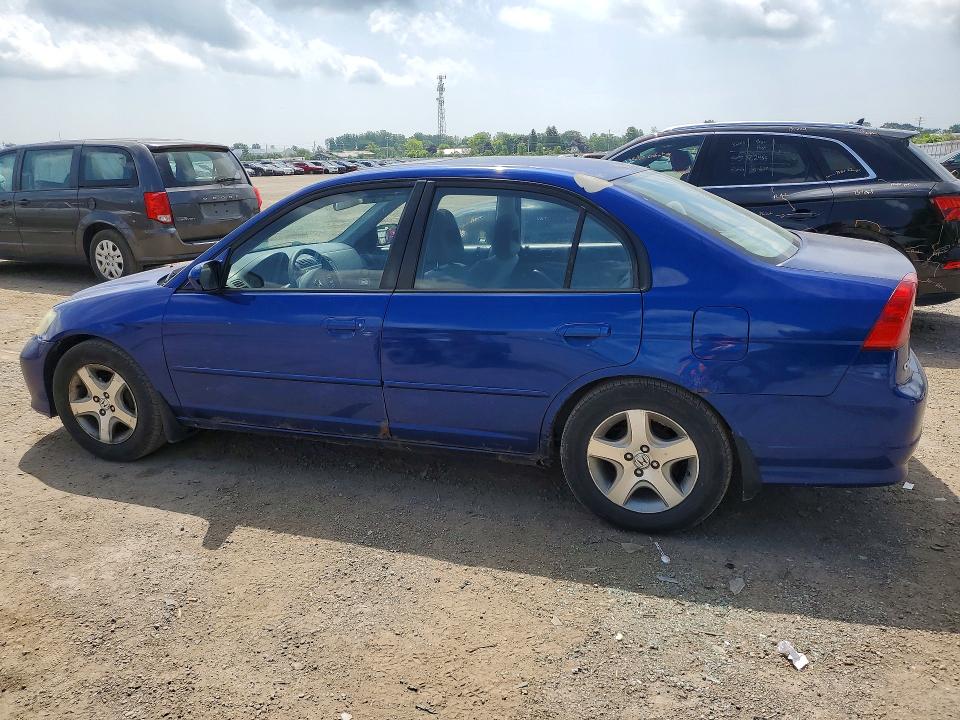 59551526 :رقم المزاد ، 2HGES16825H019768 vin ، 2005 Honda Civic مزاد بيع