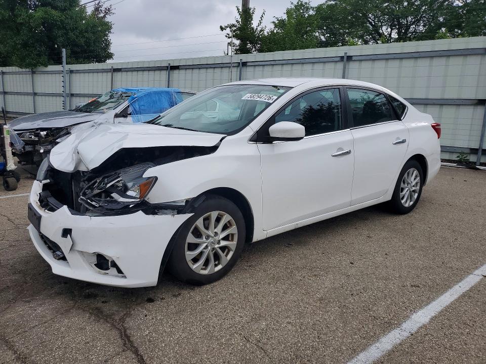 58294726 :رقم المزاد ، 3N1AB7AP1KY439075 vin ، 2019 Nissan Sentra مزاد بيع