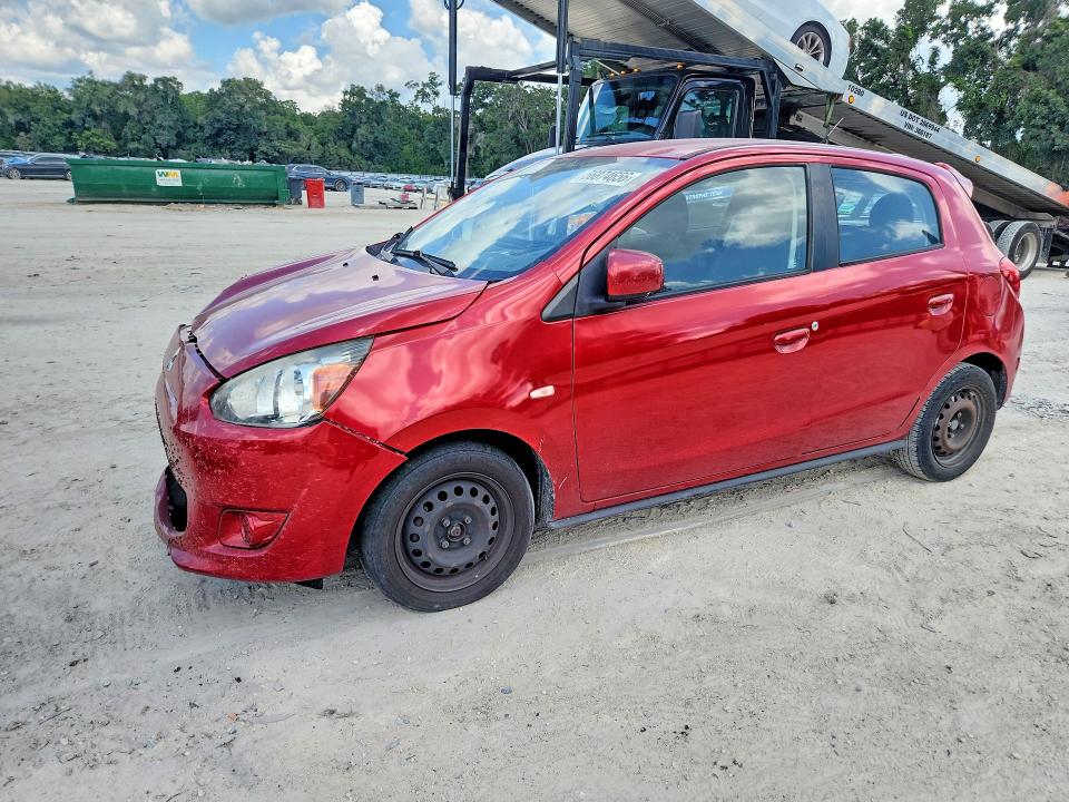 2015 Mitsubishi Mirage მანქანა იყიდება აუქციონზე, vin: ML32A3HJ4FH038266, აუქციონის ნომერი: 56874656