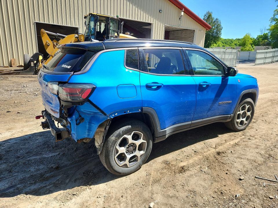Aukcja sprzedaży 2022 Jeep Compass, vin: 3C4NJDDB0NT124110, numer aukcji: 55930196