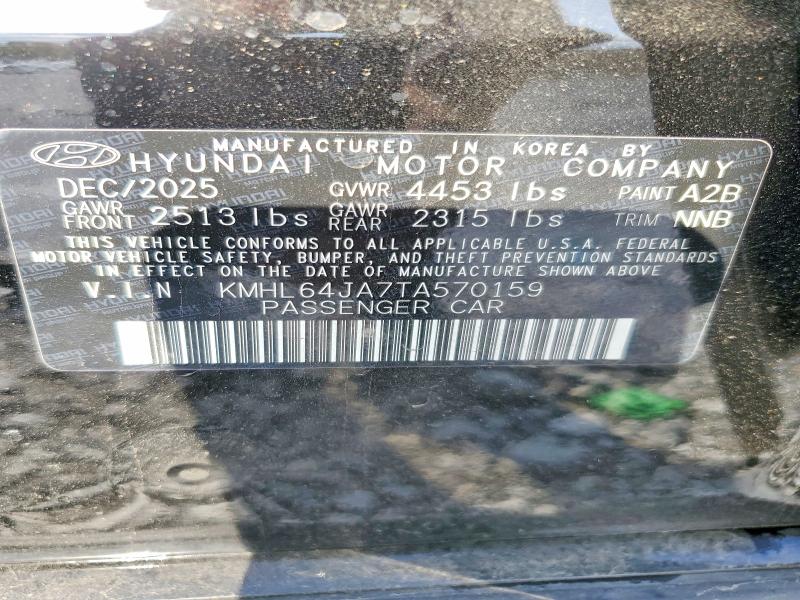 Продаж на аукціоні авто 2026 Hyundai Sonata, vin: KMHL64JA7TA570159, номер лоту: 58311506