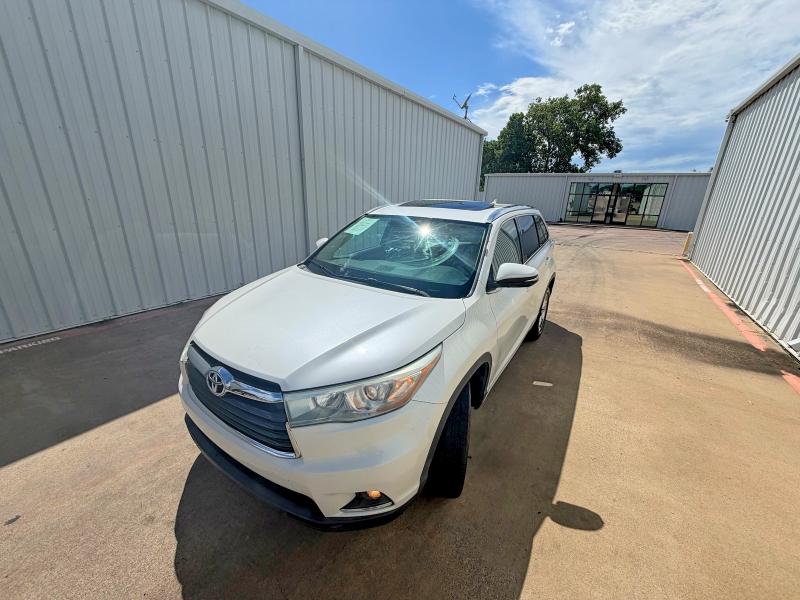 2014 Toyota Highlander მანქანა იყიდება აუქციონზე, vin: 5TDYKRFH0ES030103, აუქციონის ნომერი: 57091306