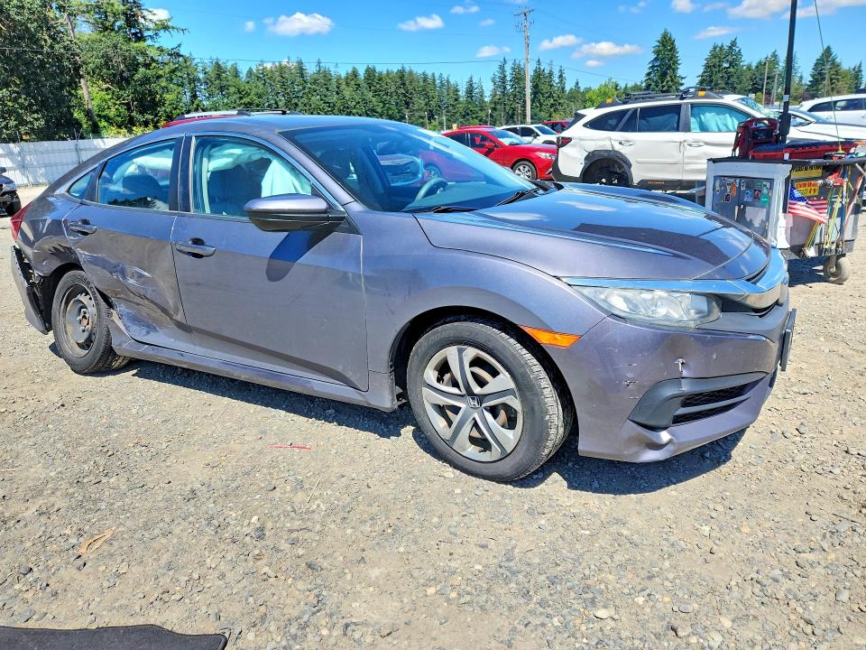 57076796 :رقم المزاد ، 2HGFC2F59GH535612 vin ، 2016 Honda Civic مزاد بيع
