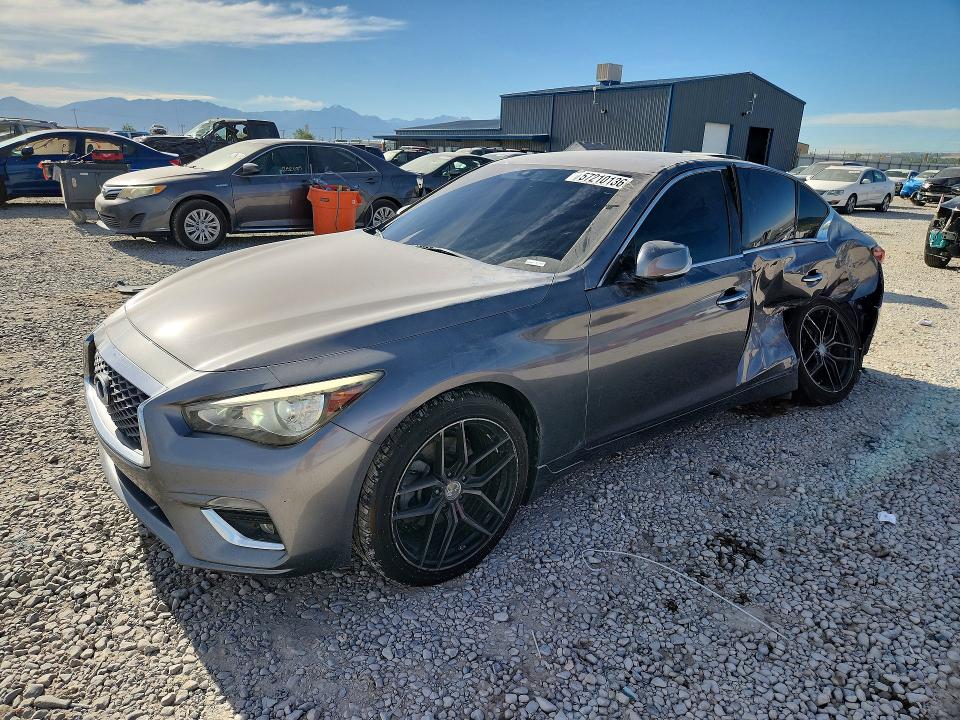 2018 Infiniti Q50 მანქანა იყიდება აუქციონზე, vin: JN1EV7AR5JM445909, აუქციონის ნომერი: 57210136