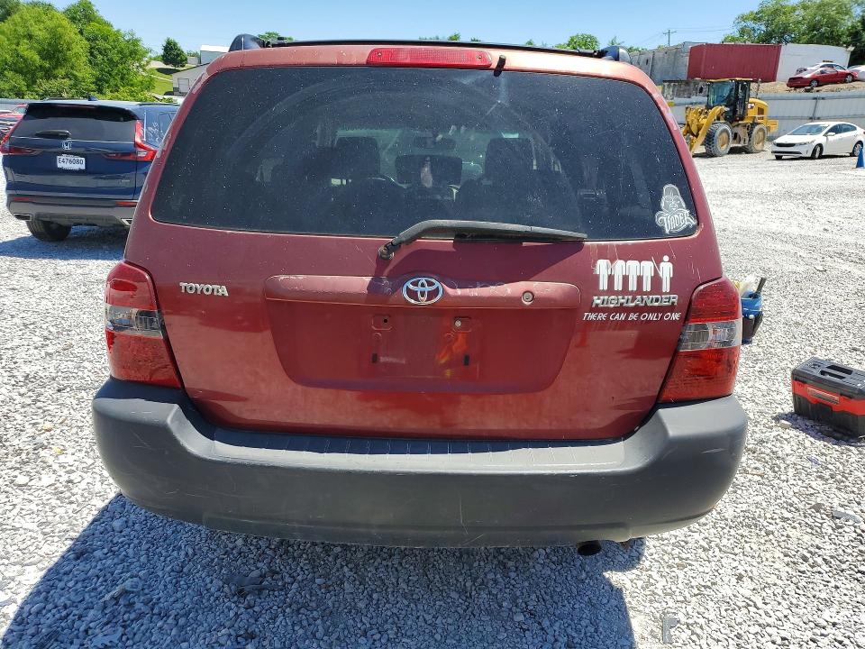 Продаж на аукціоні авто 2004 Toyota Highlander, vin: JTEGD21AX40099899, номер лоту: 56044166