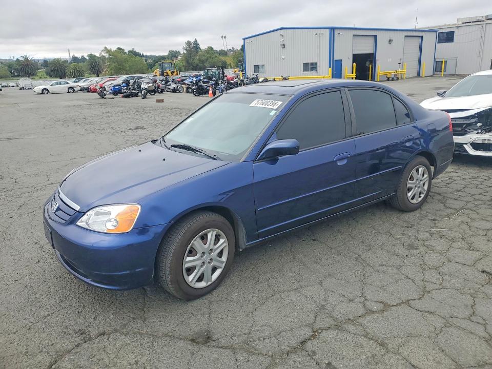 Aukcja sprzedaży 2003 Honda Civic, vin: 2HGES26783H604011, numer aukcji: 57600396