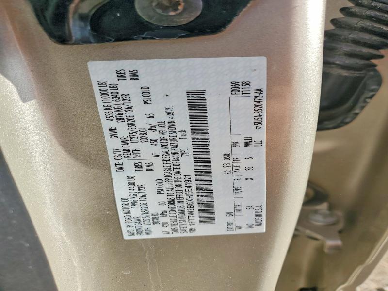 59114316 :رقم المزاد ، 1FT7W2B6XHEE41921 vin ، 2017 Ford F250 مزاد بيع
