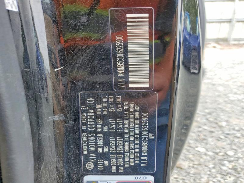 Aukcja sprzedaży 2017 Kia Sedona, vin: KNDMB5C10H6225900, numer aukcji: 55467786