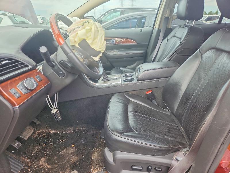 57733166 :رقم المزاد ، 2LMDJ8JK3FBL25455 vin ، 2015 Lincoln Mkx مزاد بيع