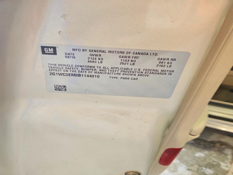 56022776 :رقم المزاد ، 2G1WC5EM8B1144910 vin ، 2011 Chevrolet Impala مزاد بيع