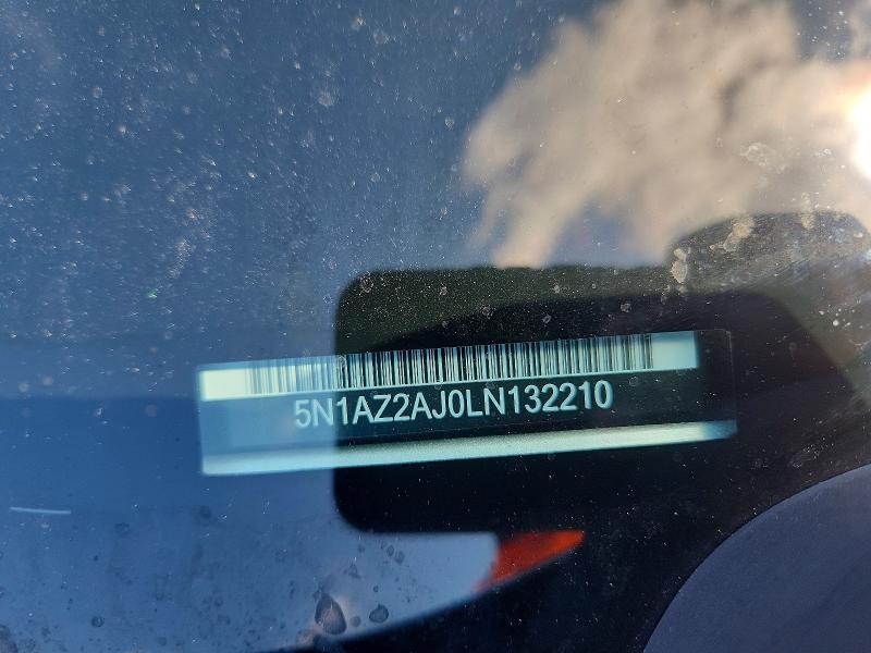 Aukcja sprzedaży 2020 Nissan Murano, vin: 5N1AZ2AJ0LN132210, numer aukcji: 56778816