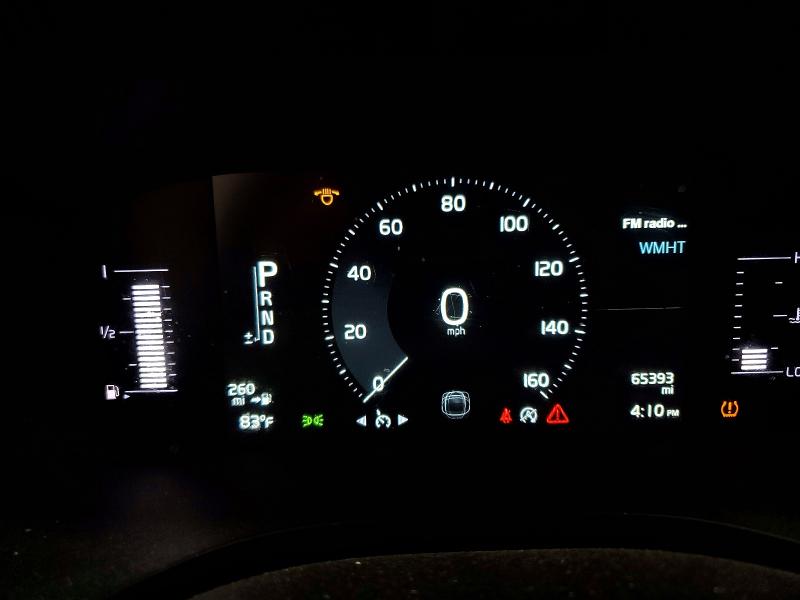 2019 Volvo Xc60 მანქანა იყიდება აუქციონზე, vin: LYV102RK7KB283023, აუქციონის ნომერი: 58804166