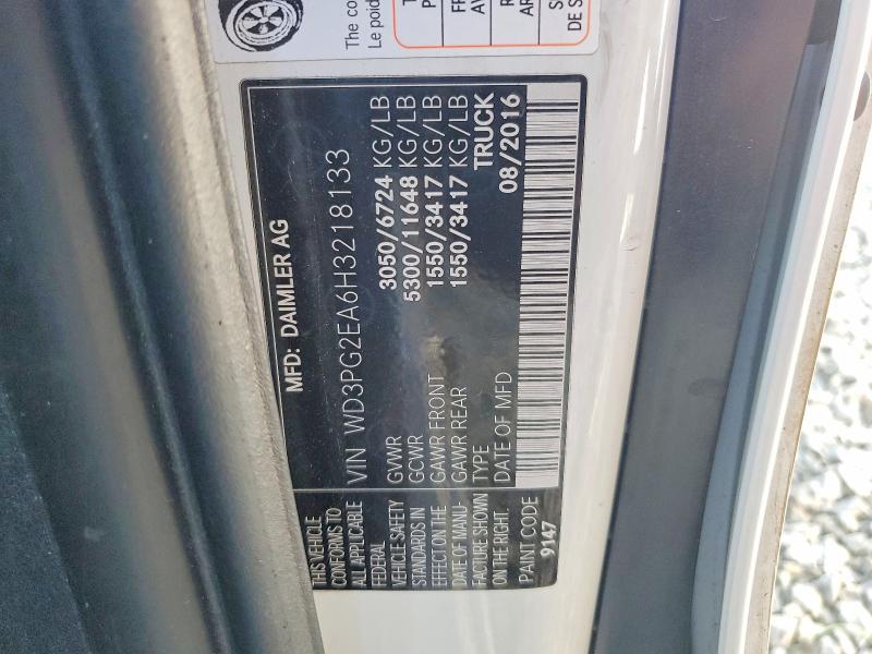 Aukcja sprzedaży 2017 Mercedes Benz Metris, vin: WD3PG2EA6H3218133, numer aukcji: 56670576