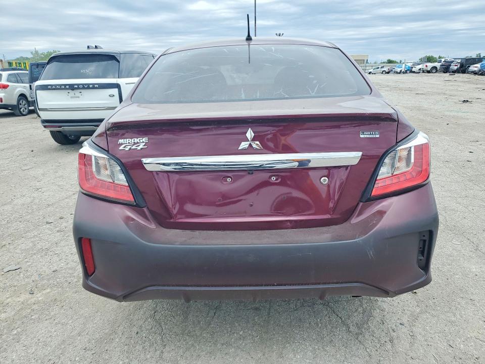 55169406 :رقم المزاد ، ML32FUFJ9NHF06147 vin ، 2022 Mitsubishi Mirage مزاد بيع
