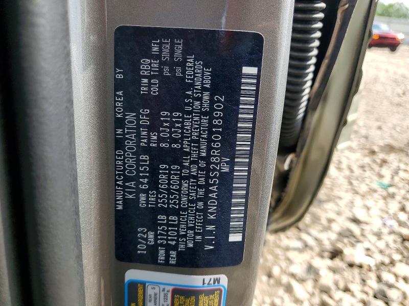 Aukcja sprzedaży 2024 Kia Ev9, vin: KNDAA5S28R6018902, numer aukcji: 58259176