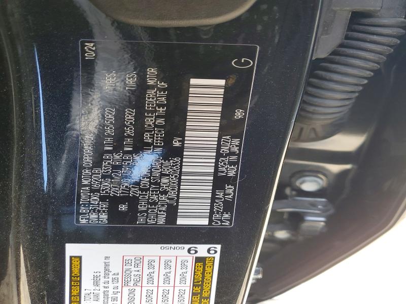 Aukcja sprzedaży 2024 Lexus Gx 550, vin: JTJVBCDXXR5026336, numer aukcji: 56341916