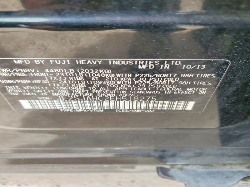 Aukcja sprzedaży 2014 Subaru Forester, vin: JF2SJAHC2EH518275, numer aukcji: 56744746