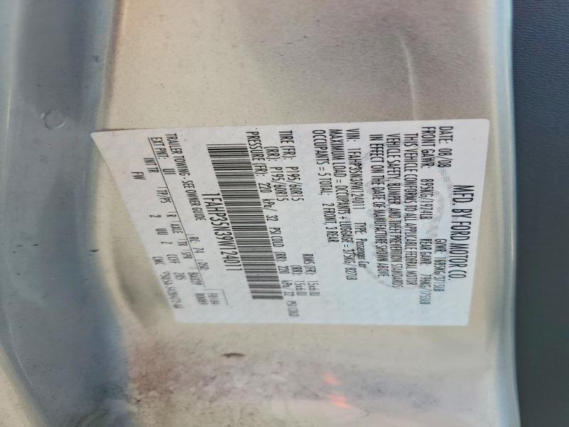 2009 Ford Focus მანქანა იყიდება აუქციონზე, vin: 1FAHP35N39W124011, აუქციონის ნომერი: 56458516