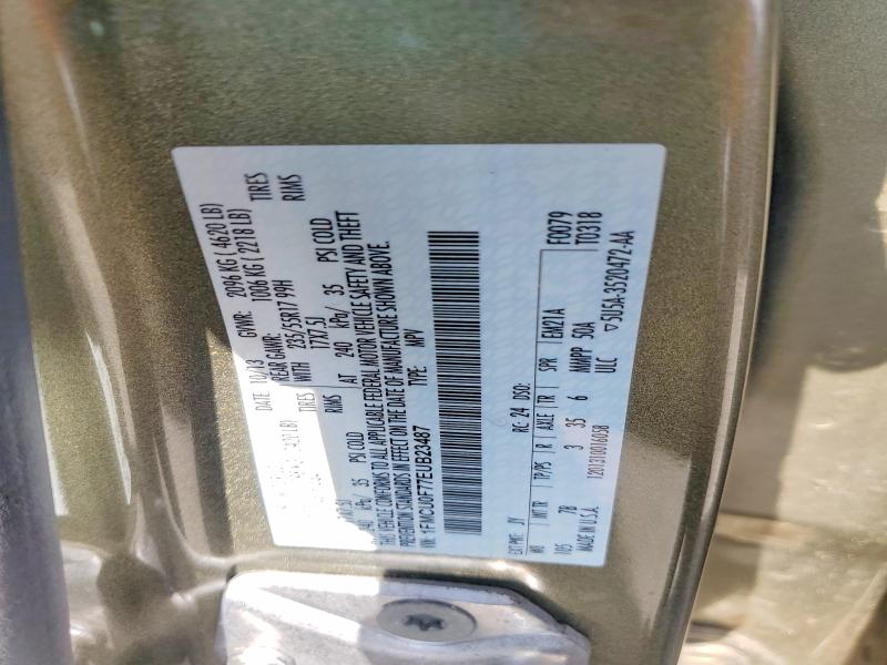 Aukcja sprzedaży 2014 Ford Escape, vin: 1FMCU0F77EUB23487, numer aukcji: 55143536