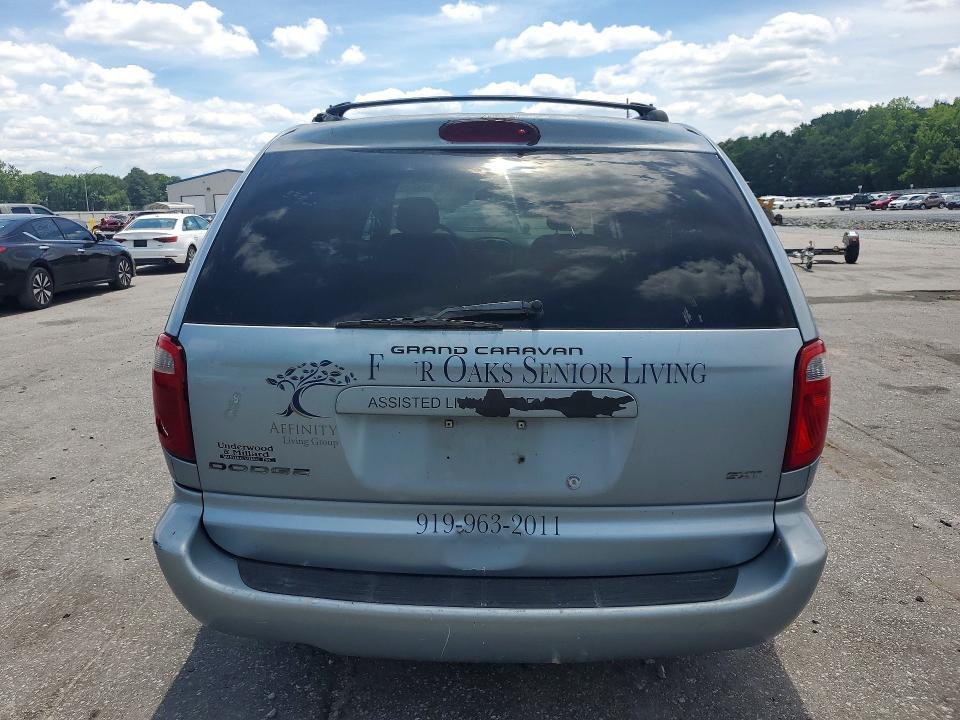 58552206 :رقم المزاد ، 2D4GP44L76R727028 vin ، 2006 Dodge Grand Caravan مزاد بيع