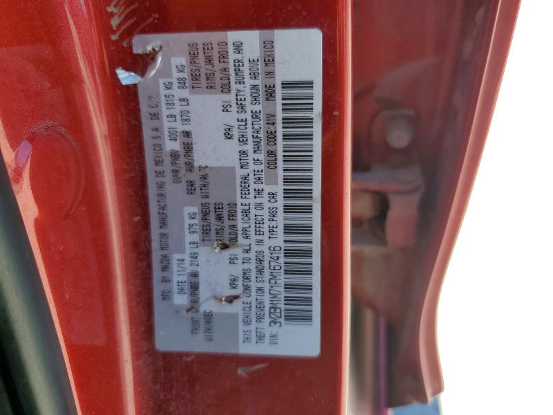 Продажа на аукционе авто 2015 Mazda 3, vin: 3MZBM1M71FM167416, номер лота: 55801166