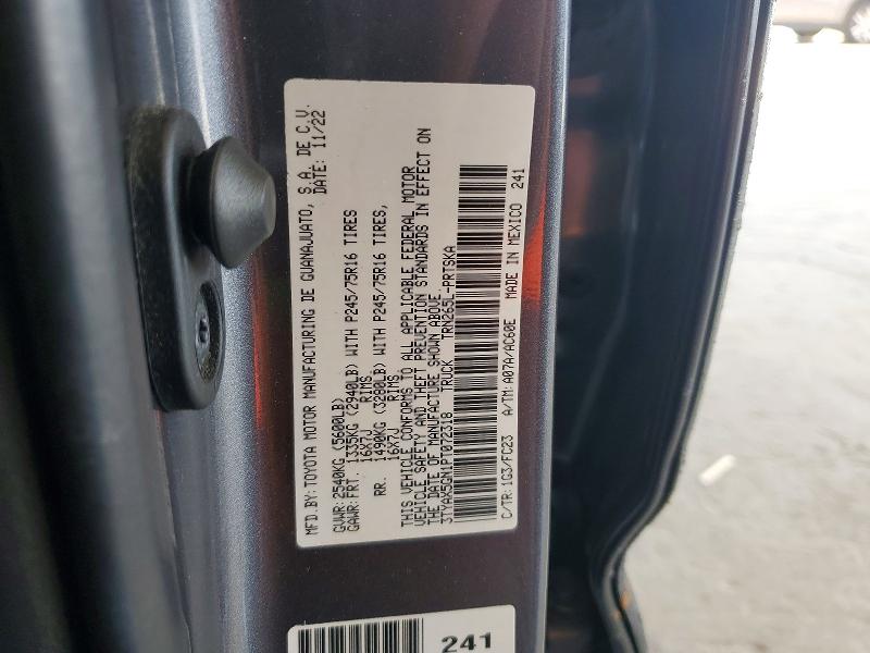 Aukcja sprzedaży 2023 Toyota Tacoma, vin: 3TYAX5GN1PT072318, numer aukcji: 57836036