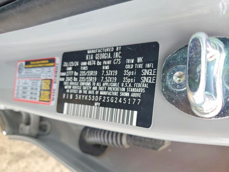 56509086 :رقم المزاد ، 5XYK53DF2SG245177 vin ، 2025 Kia Sportage مزاد بيع
