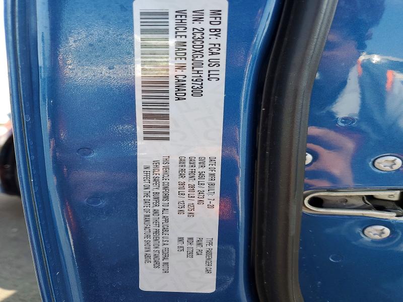 Aukcja sprzedaży 2020 Dodge Charger, vin: 2C3CDXGJ0LH197300, numer aukcji: 85990175