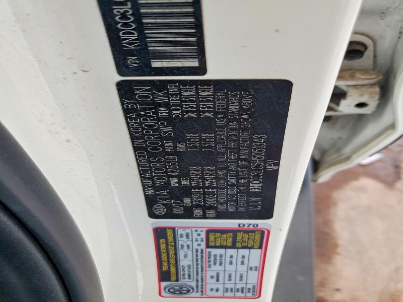 Aukcja sprzedaży 2017 Kia Niro, vin: KNDCC3LC5H5051343, numer aukcji: 58491946