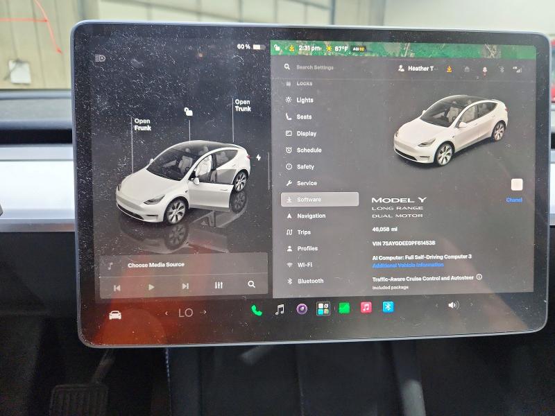 Продажа на аукционе авто 2023 Tesla Model Y, vin: 7SAYGDEE0PF614538, номер лота: 56280396