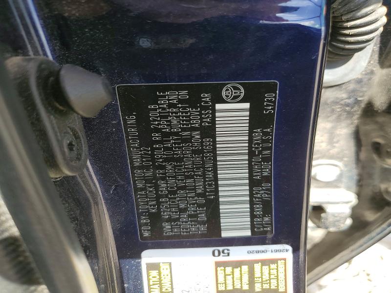 Aukcja sprzedaży 2022 Toyota Camry, vin: 4T1C31AK4NU581699, numer aukcji: 58588996