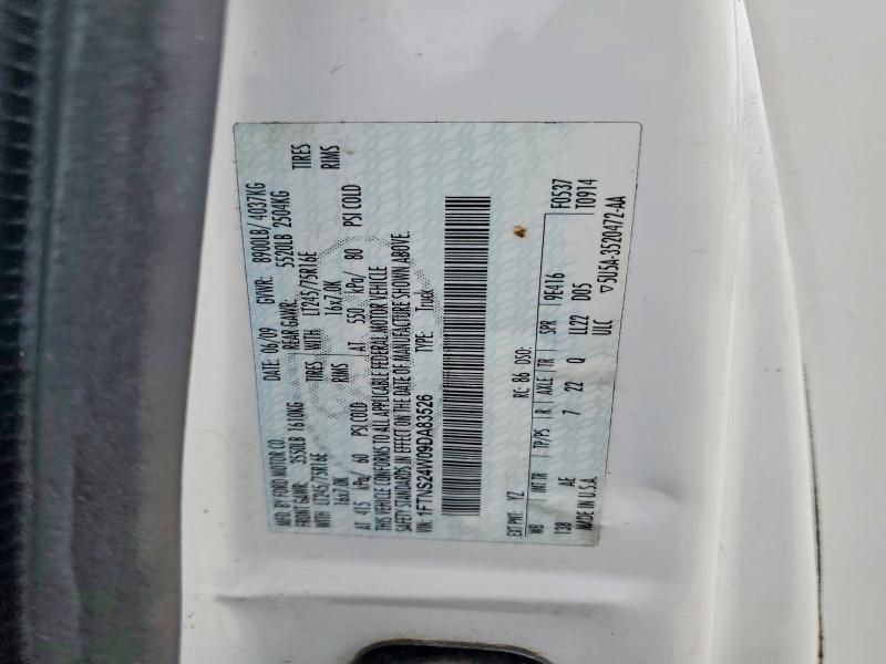 Продаж на аукціоні авто 2009 Ford Econoline, vin: 1FTNS24W09DA83526, номер лоту: 56025556