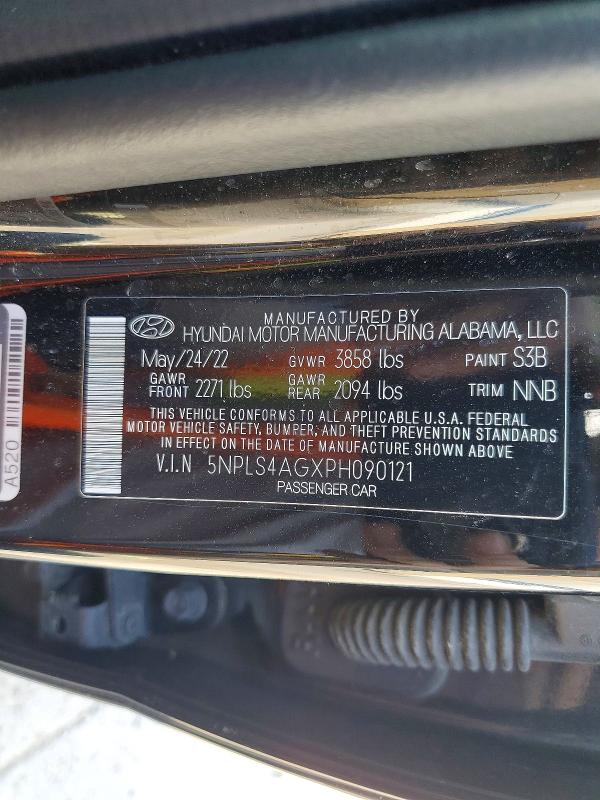Продажа на аукционе авто 2023 Hyundai Elantra, vin: 5NPLS4AGXPH090121, номер лота: 57585046